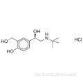 1,3-Benzoldimethanol, a1 - [[(1,1-Dimethylethyl) amino] methyl] -4-hydroxy- hydrochlorid (1: 1), (57188115, a1R) - CAS 50293-90-8